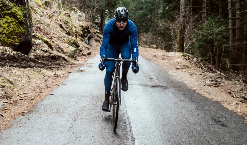 Q36.5 Dottore Termica Winter Cycling Jacket in NAVY-7